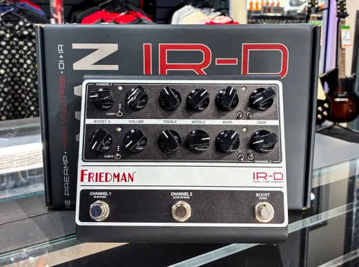 Friedman Amplification - IR-D 2-Channel Tube Preamp Pedal